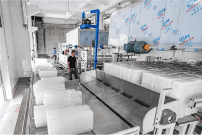 162 ton doğrudan soğutma buz bloğu makinesi projesi